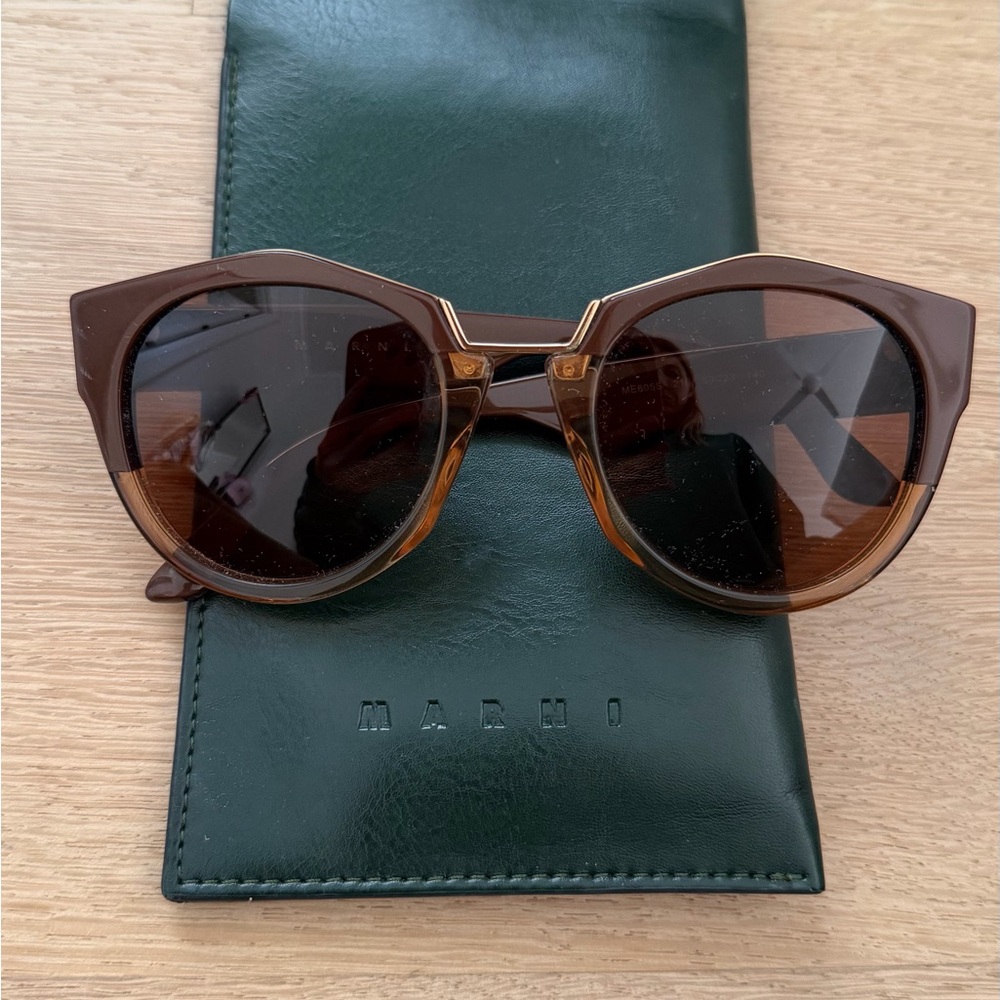Marni Dark Brown Sunglasses